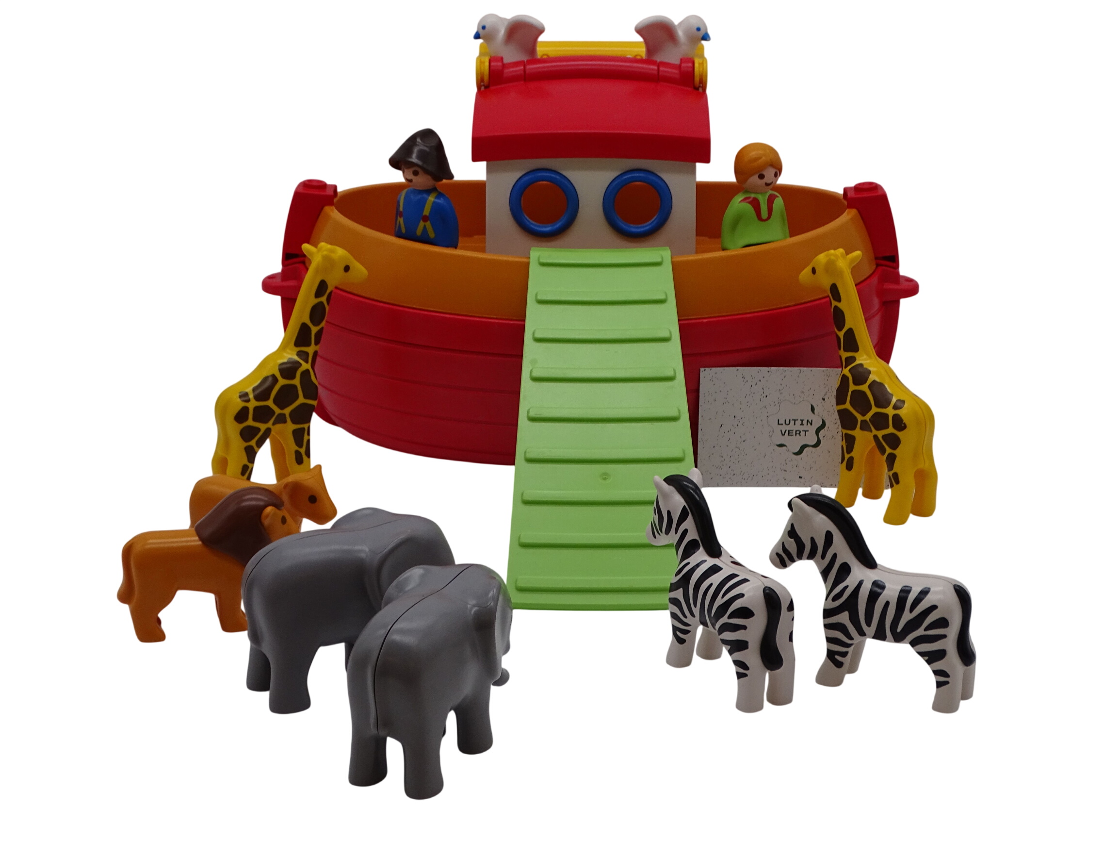 Acheter Playmobil 1 2 3 « Arche de Noé » 6765 d'occasion PLAYMOBIL - Dès 1 an | Ref 13124 Très bon état - 20,00 € Playmobil 1 2 3 « Arche de Noé » 6765 d'occasion PLAYMOBIL - Dès 1 an | Ref 13124 Très bon état - reconditionné disponible sur Label Emmaüs